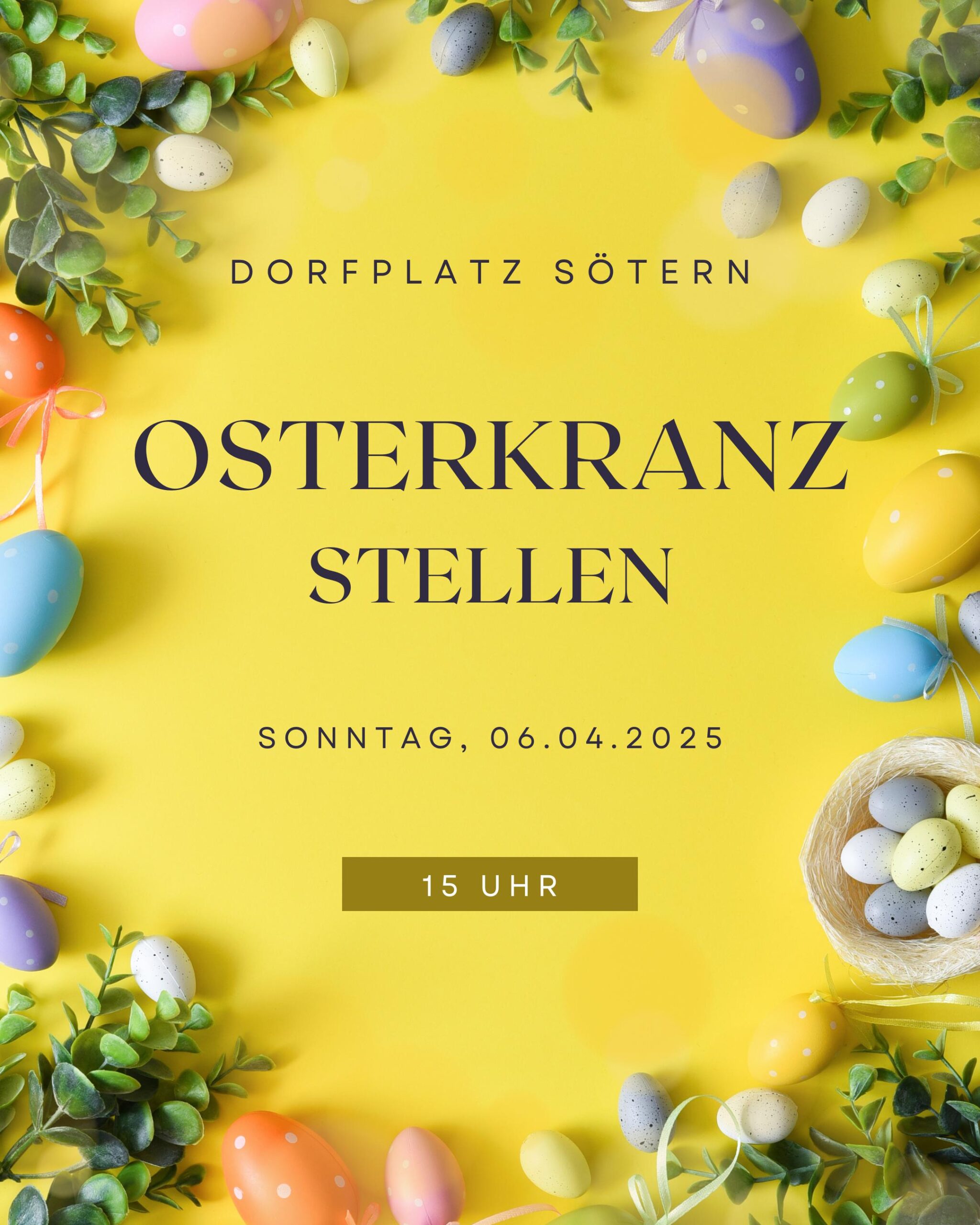 Osterkranz - Umtrunk