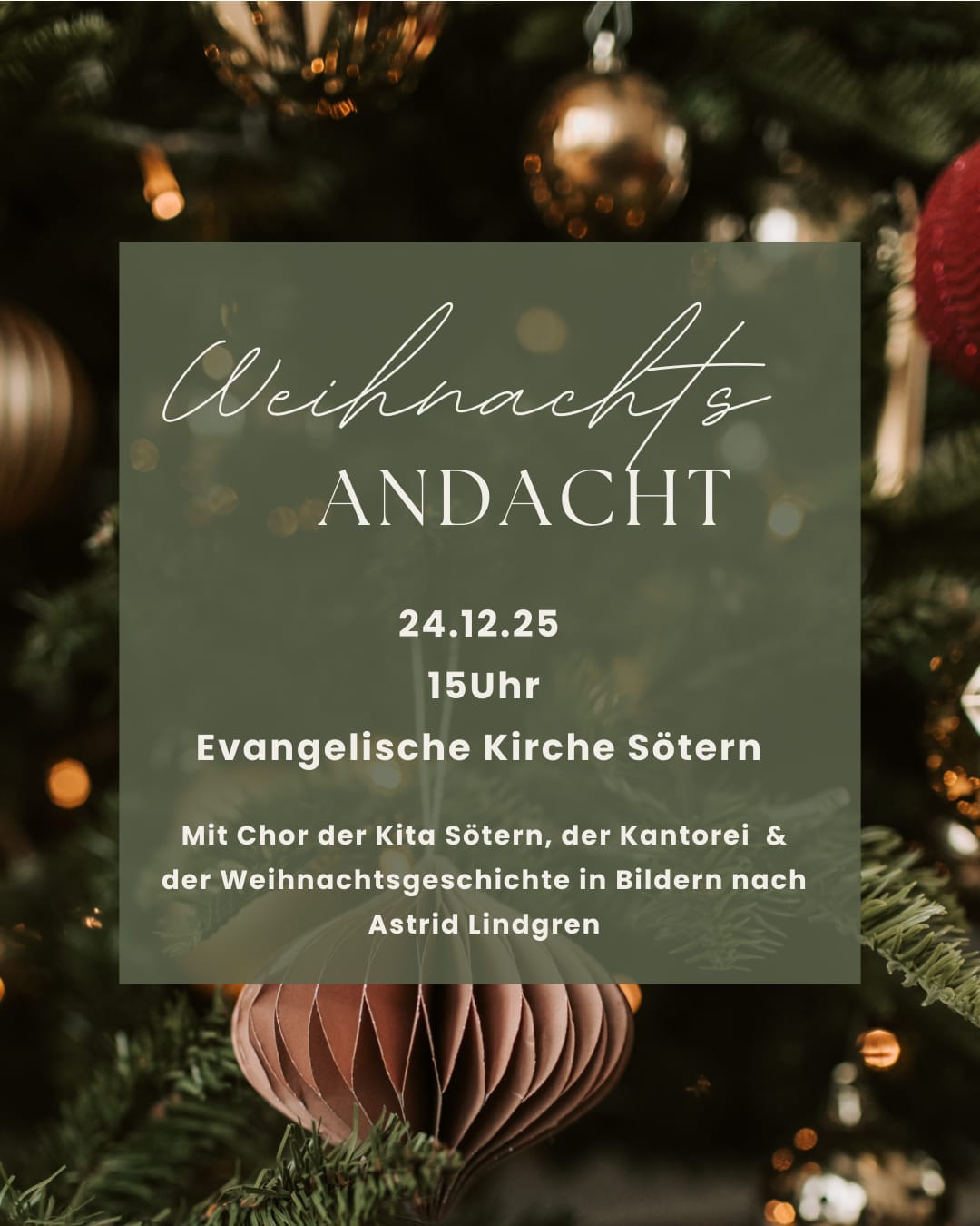 Weihnachtsandacht